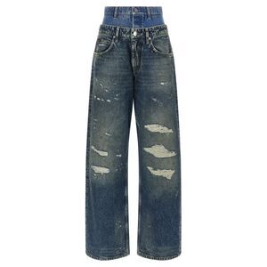Dolce & Gabbana Blue Cotton Jeans Women's Denim